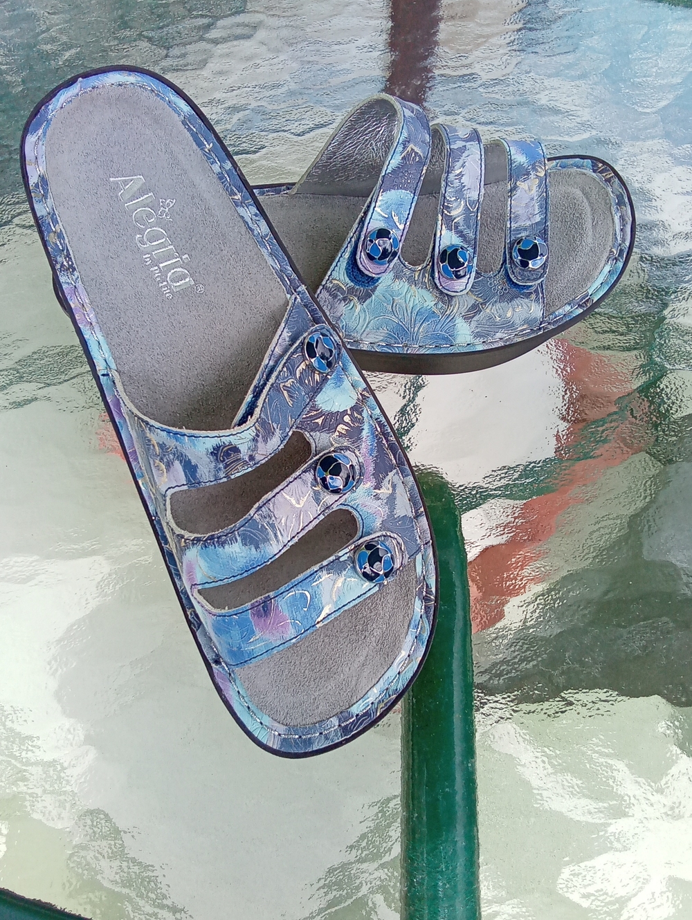 Alegria Fiona Leather Sandal Size 40,Never Worn